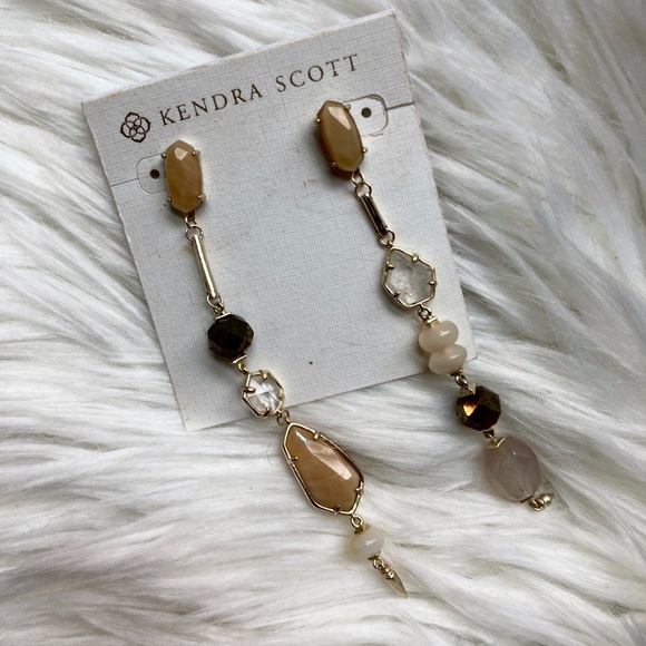 Kendra Scott Linear Drop Earrings - Picture 2 of 4